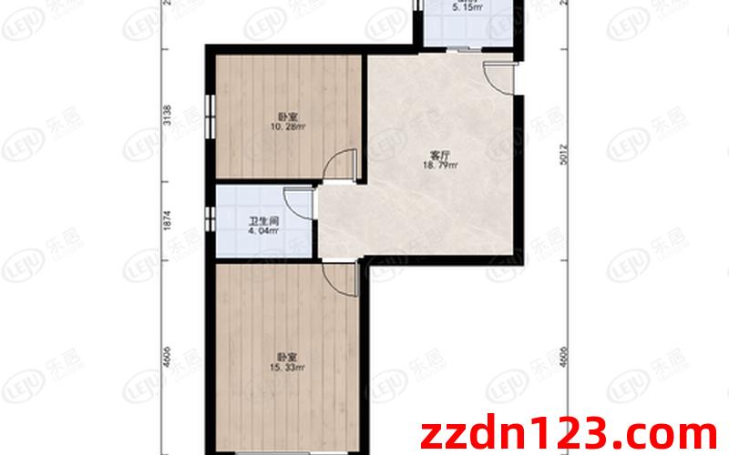 张家口山语华庭小区,3室2厅二手房出售,报价：73万元